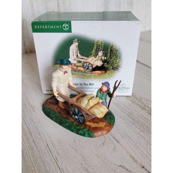Dept 56 Taking Grain To The Mill Village 58545 accessory Xmas spring - Picture 2 of 6